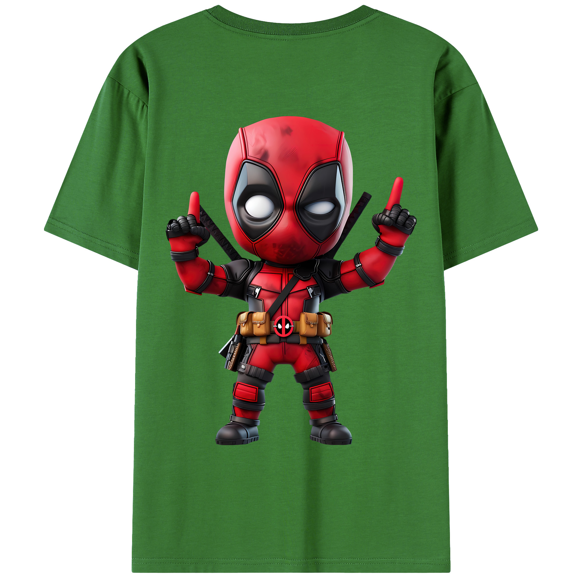 （画像用） Deadpool デッドプール レディース半袖Tシャツ(バックプリント)